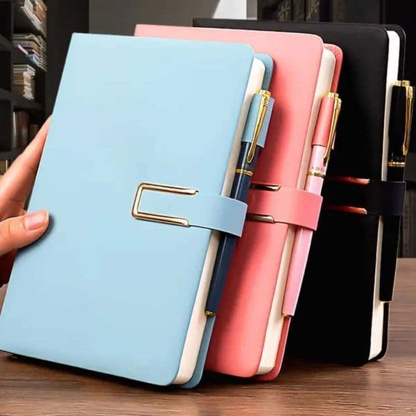A5 Retro Notebook Soft Leather Cover 200360 Pages Agenda for Students Business Office School Stationery Supplies X2508251