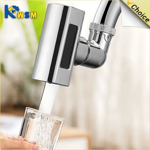 Small Flying Rain Faucet Kitchen Vegetable Washing Shower Fourspeed Rotating Dishwashing Spout Waterfall Aerator 250825