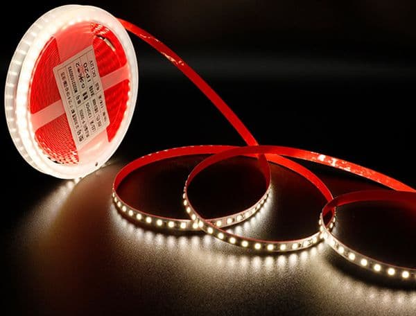 10m/Roll Good Quality High Bright LED Strip Light SMD2835 120LED 12V/24V 5MM 8MM 11W 3000K/4000K/6500K Option No Plug three light one cut