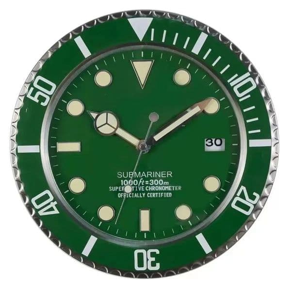 Super Silent Luxury Wall Clock Metal Modern Design Large Wall Watch Home Stainless Steel Luminous Clock The Date Will Work dhl88 W251028 K260209 Y260530+1