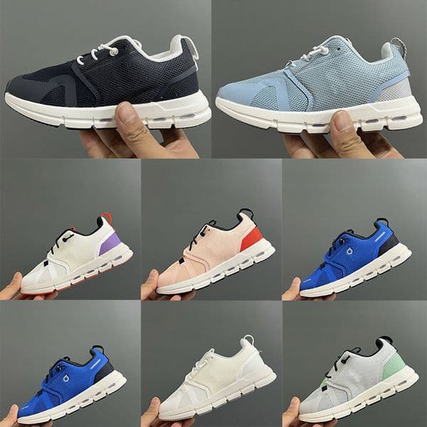 Kids Cl0ud Sky Running Shoes Black Athletic Boys Girls Low Sneakers 26-35 Toddler sneakers Outdoor Boys US cushioned feel Light Weight Sneakers