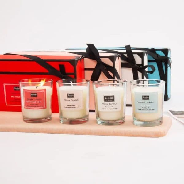 Luxury Designer Sophisticated Pink Collection: Premium Quality Scented Candles Suitable for Creating Intimate Ambiances