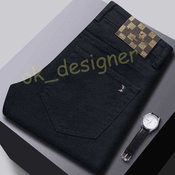 Men's jeans Designer Baggy Jeans 2025 Autumn Winter New Slim Fit Casual Jeans Fashion Designer Jenas Men's Jeans Elastic Versatile Men's denim Pants size 29-40