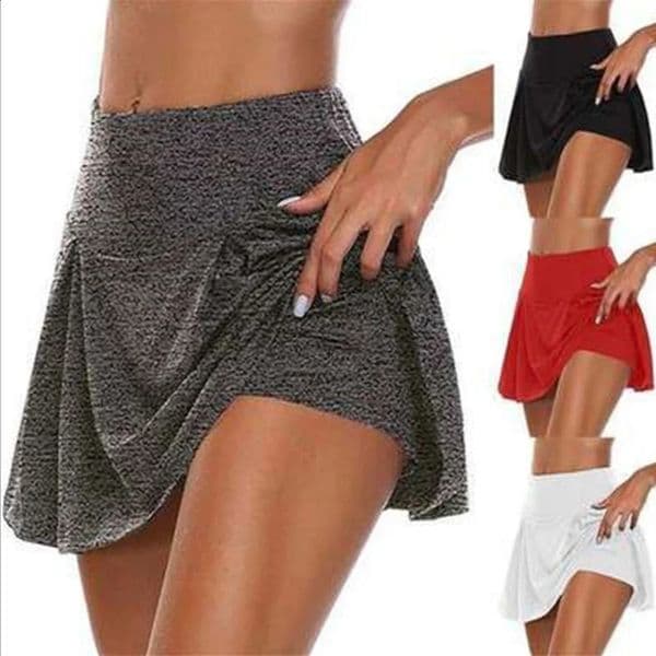 1 Pieces Quick Drying Womens Yoga Shorts High Waist Sports Tennis Dance Fitness Running Cycling Gym Short Skirt 250826BJ
