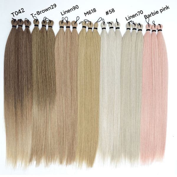High-Density Resistance Fiber Extensions - Smooth & Natural Looking Synthetic Bundles quality