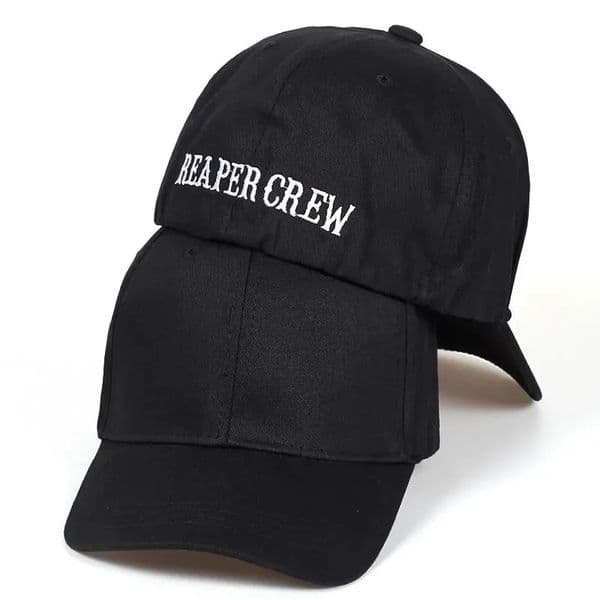 Unisex Rear Seal REAPER CREW Embroidery Baseball Caps Spring And Autumn Outdoor Adjustable Casual Hats Sunscreen Hat 250818