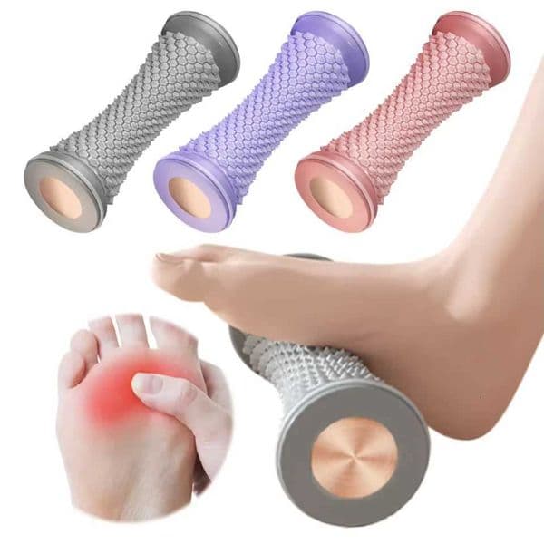 1Pc Foot Roller Massager Yoga Plantar Fascia Roller Home Fitness Finger Pressure Board Deep Muscle Relaxation Foot Massage Roller W250826