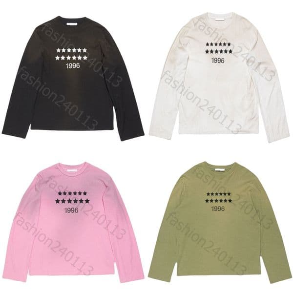 long sleeve shirt men shirts for men designer t shirt women tshirt letter printed tshirts spring summer cotton high street breathable sweatshirt tops mens clothing