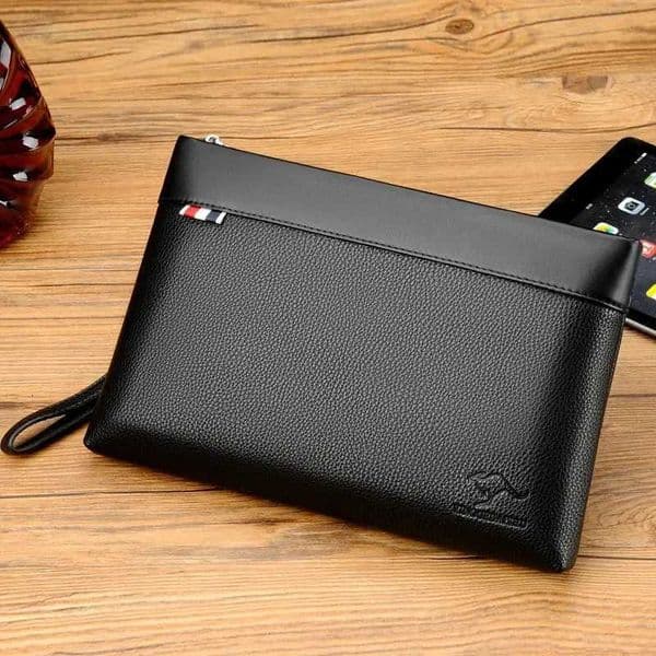 2024 Large Capacity Leather Clutch Bag for Men Luxury Handbag for Phone Famous Brand Pouch for Boys Wallet Designer W250826