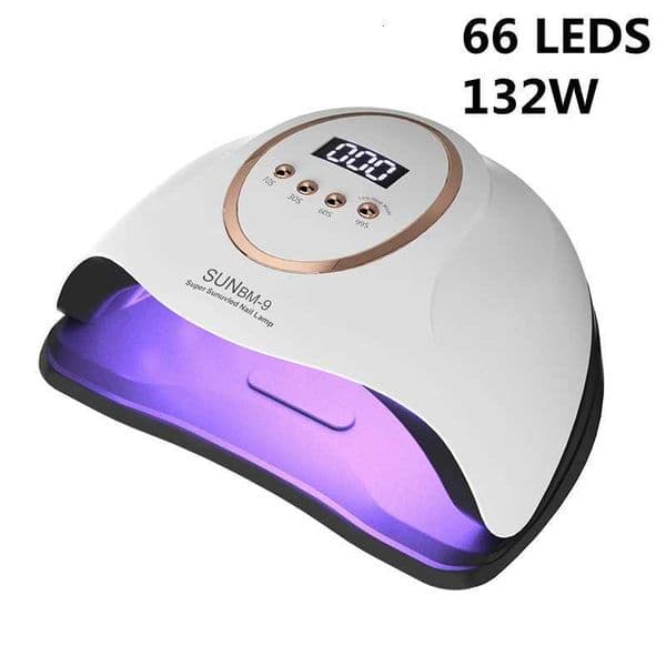 66 LED UV Gel Nail Dryer Lamp for Manicure Nail Drying Lamp with LCD Display UV Lamp for Manicure Salon M250826