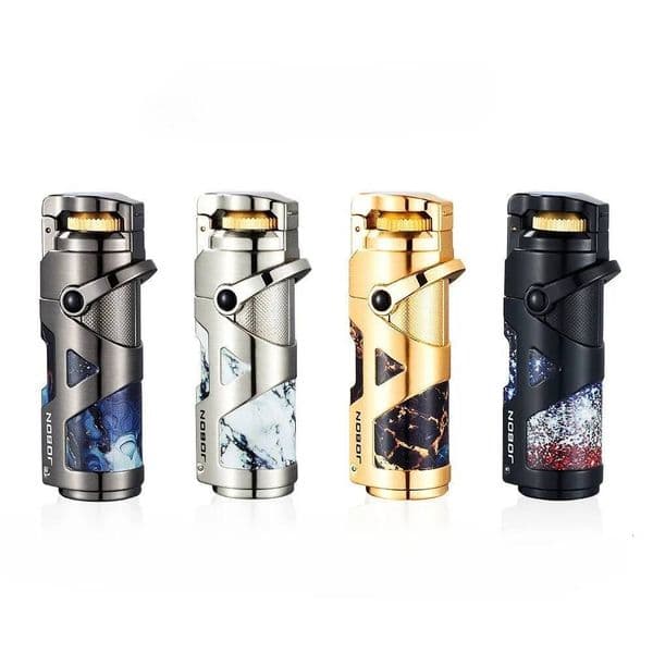 2025 JOBON New Metal Windproof Arm Ignition Folding Multifunctional Cigar Lighter Mechanical Appearance Men's Gift