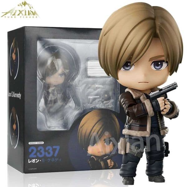Aixlan 2337 Leon Scott Kennedy Figure 10cm Q Version Cute PVC Action Figure Anime Birthday Gift Collectible Figurine W250827