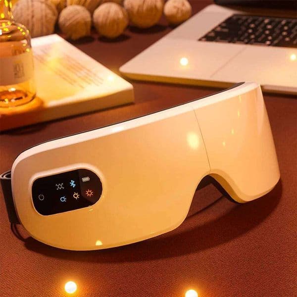 Foldable Cold Hot Compress Mask Atomized Moisturizing And Soothing Massager Vibrating Eye Protection Device