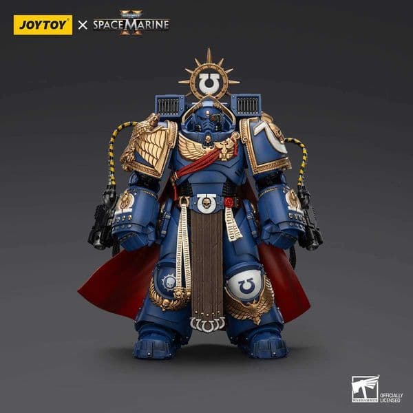 JOYTOY 40k Ultramarines Marneus Calgar Chapter Master With MKX Gravis Armor And Gauntlets Of Ultramar Action Figures W250827