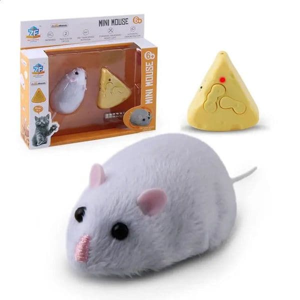 Simulation Infrared Electric Prank Jokes Remote Control Mouse Model Rc Animals on Radio for Cat Toys Kids Gift 250826BANJIA