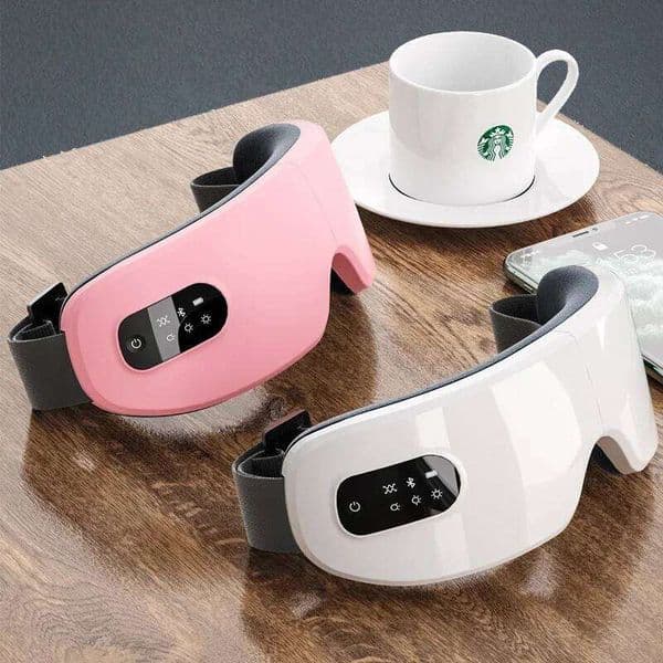 MUKASI Massager Vibration Bluetooth Music Smart Massage Mask For Relax Reduce Eye Strain Improve Sleep