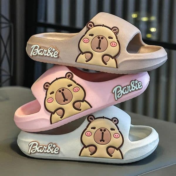 Children Home Slippers Cute Cartoon Boys Girls Slides 216 Years Old Non Slip Soft Soled EVA Bathroom Shoes Beach Sandals250826BJ