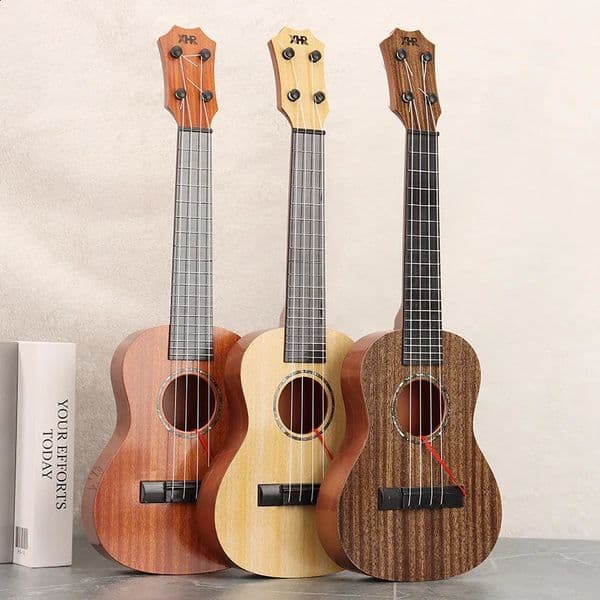 Yukri toy childrens small guitar model music enlightenment instrument guitar toy mini four string guitar 250827BJ
