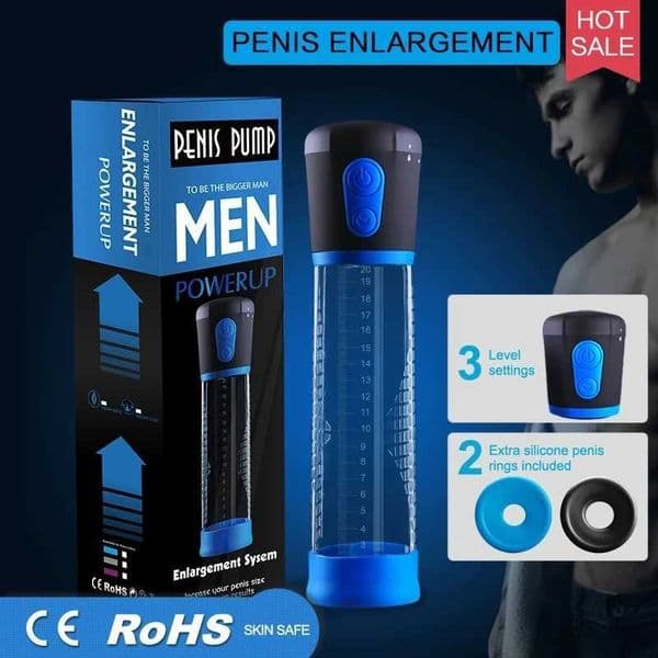 Hannibal Electric Penis Pump Sex Toys for Men Male Masturbator Penis Extender Vacuum Pump Penis Enlargement Enhancer MassagerW250827