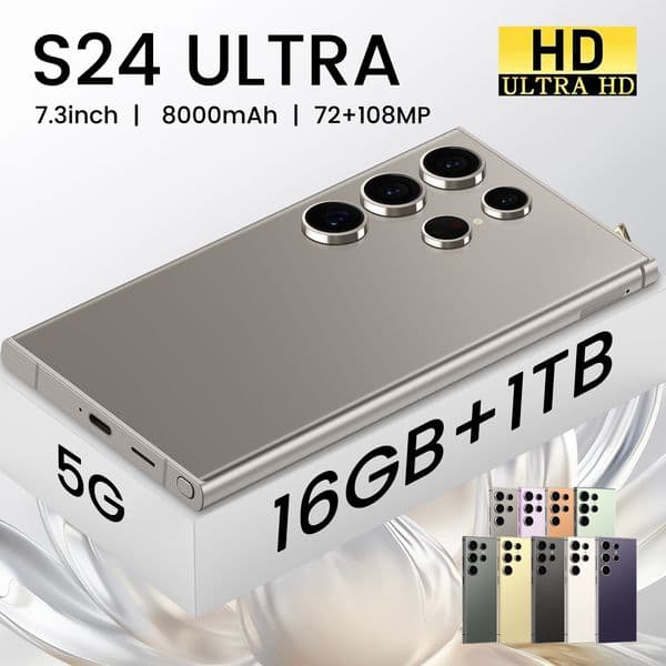 S24 Ultra, a top-selling Android smartphone with 6+64GB of memory and 4G high-speed network.