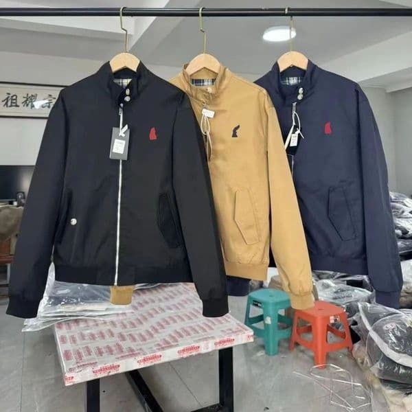 Designer Men Jacket Zipper High End Horse Embroidery Male Casual Coat Fashion Unisex style Lapel and stand-up collar