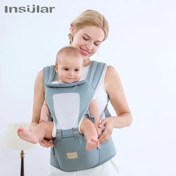 Insular Baby Front Facing Hipseat Kangaroo Ergonomic Sling s for born Toddler Kids Loading Bear 20Kg 250827BANJIA