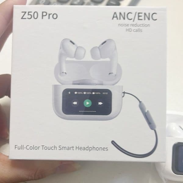 Full-color touch For ANC air pro2 3 4 USB-C Pro2 Bluetooth Wireless Earphones Active Noise Cancelling Earbud bluetooth in-Ear Earphones Wireless Charging Box
