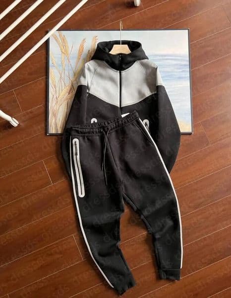 Mens Sports Designer Hoodie Pants Set Two Tracksuit Piece Suit Men Woman hooded sweater Tech fleece Trousers Track suits Bottoms Running Jogger