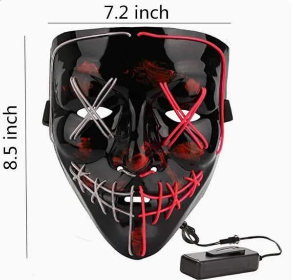 LED Halloween masks for costume cosplay parties masquerade mask terror 250820BANJIA