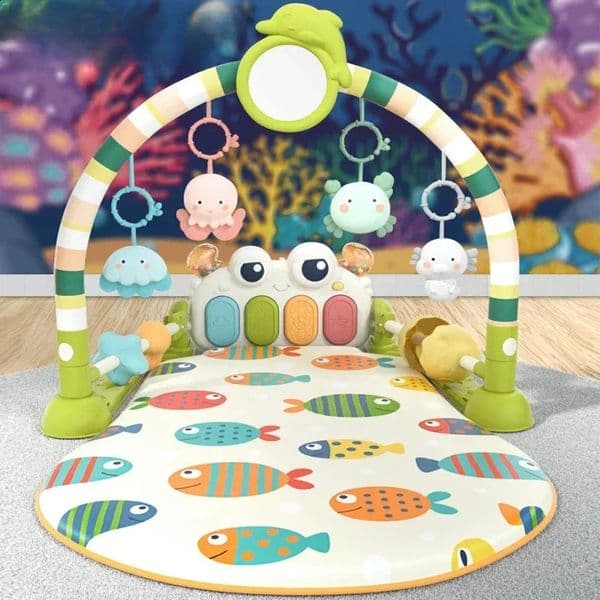 2026 cologne New Baby Music Rack Play Mat Puzzle Carpet With Piano Keyboard perfume Infant Playmat Gym Crawling Activity Rug Toys For 012 Months Gifts 250827 De