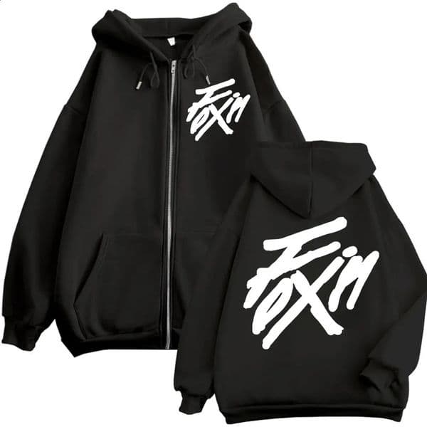 Kpop ATEEZ FlX ON Merch Zipper Hoodie Men Women High Quality Fashion Zip Up Jacket Coat Autumn Winter Casual Loose Sweatshirts 250818