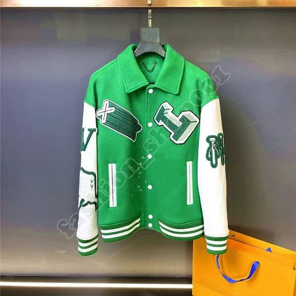 Designer jacket Men's Jackets baseball jacket uniform retro trend Colorful womens Brand Cartoon embroidery Waterproof Hip Hop Jacket Casual warm top short coat YAUD