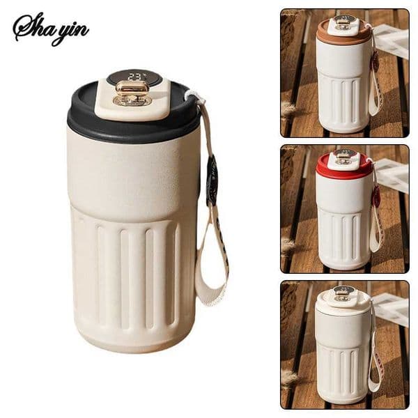 Smart Thermos Bottle Water Digital LED Temperature Coffee Cup 316 Stainless Steel Vacuum Cup Office Cup Business Portable Mug L250828