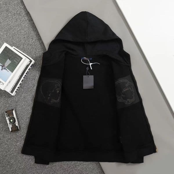 Designer Hoodie Men's and Women's Long Sleeve Embroidered Logo Letter Leather Badge Pattern Classic Clothing S-XL