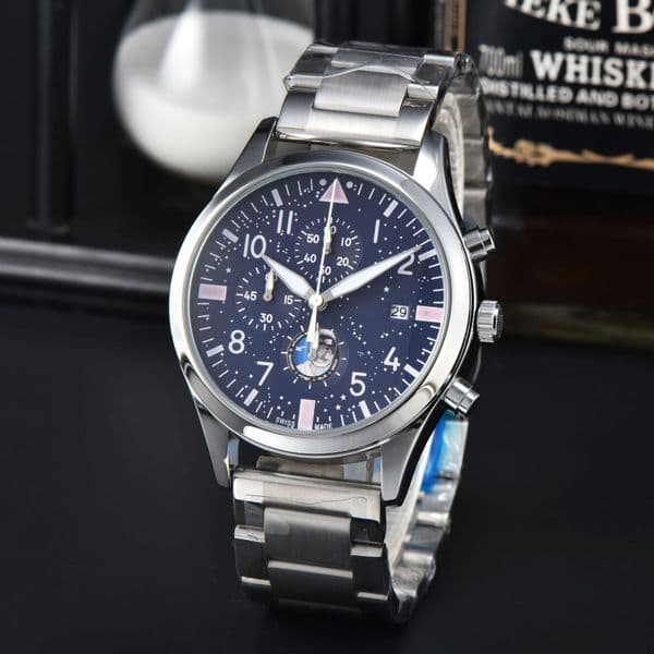 Top Quality Men's Sport Watch For Men Luxury Wristwatches Quartz Watch Automatic Date Chronograph quartz Luminous Waterproof Fashion Watch Male Clocks