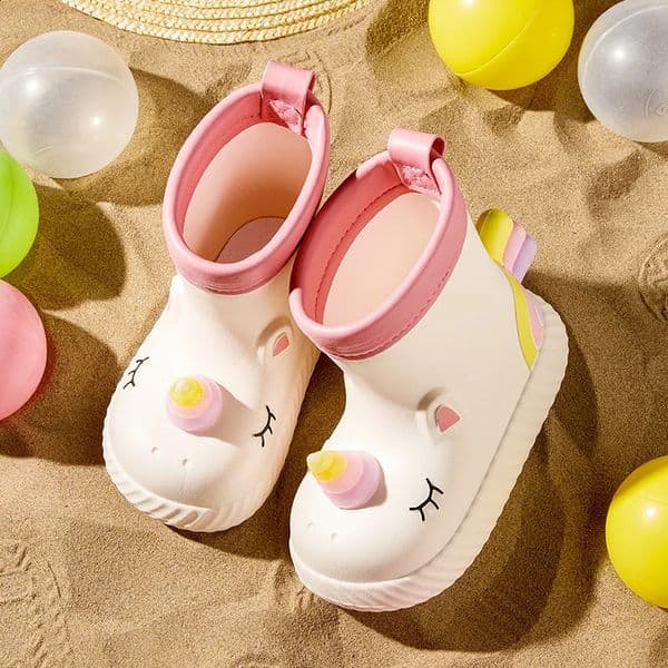 Cheerful Mario Childrens rain shoes Cartoon animal Girl rain boots Student water shoes waterproof and nonslip250910BJ