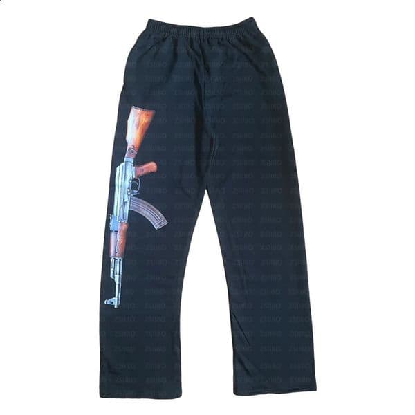 Y2K Womens Sweatpants printing Stretch Casual Pants Oversize streetwear High Street Vintage Hip Hop Pop Halloween Trousers 250829BJ