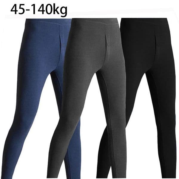 1pcs Mens Plus Size Thermal Bottoms Man Underwear Male Winter Keep Warm Legging Pants Soft And Comfortable Underpants 45140kg 250829BANJIA