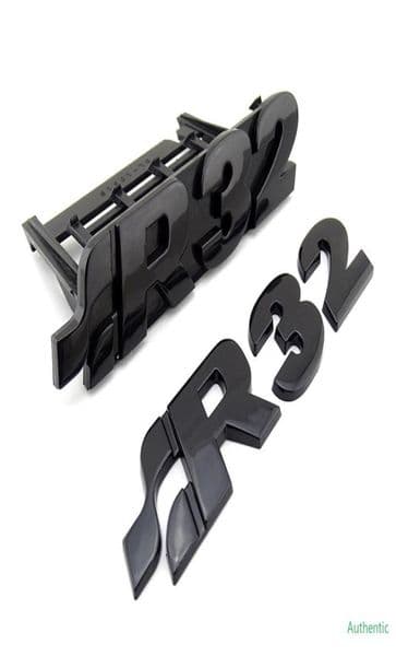 MK4 R32 Chrome Grill Badge R32 Logo Inscription Genuine New OEM for GOLF Part Car Emblem2300184