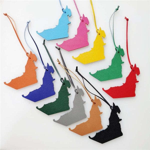 UAE Map Similar Pendant Women's Bag Genuine Leather Hanging Ornament