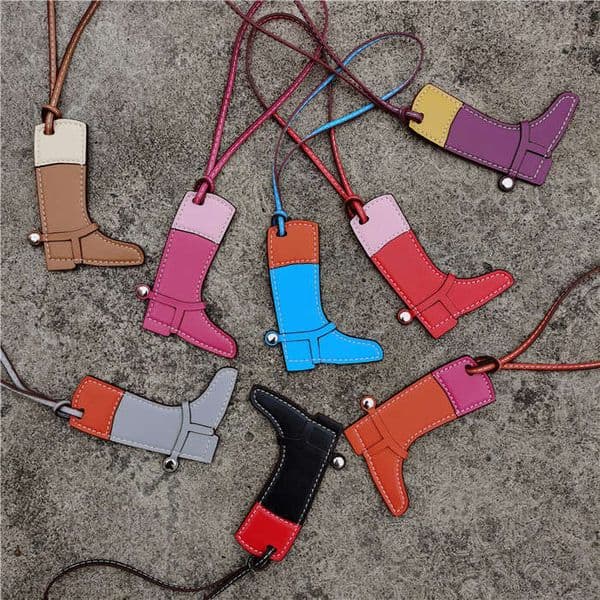 New Color-Block PU Shoes Pendant Women's Bag Accessories