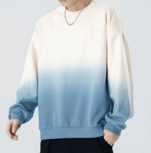 367 Men Long-sleeved Autumn and Winter Heavy Loose Solid Color Lapel Youth Casual