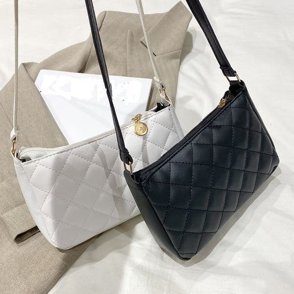 Korean Style Underarm Fashion Women's Crossbody Embroidered Square Bag