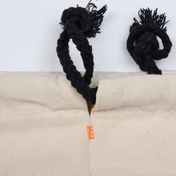 Xmas Gifts Drawstring Canvas Santa Sacks Christmas Large Canvas Children Toys Candy Reindeers Santa Claus Drawstring Bag Customizable Bolsa Con Cordon De Papa N