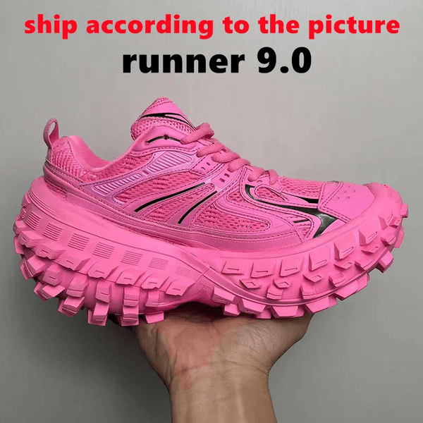 With Box Runner 7.7.0 Designer Shoes Track 3 3.0 Sneakers Womens Mens Casual Shoes Paris Transmit Sense Sneakers Black White Colorful Burgundy Trainers Big Size