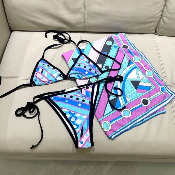 Luxury Designer Bikini Swimsuit Swim Suits Bathing Sexy Women Summer Swimwear Fashion Tank Sport Swimwear Womans Clothes
