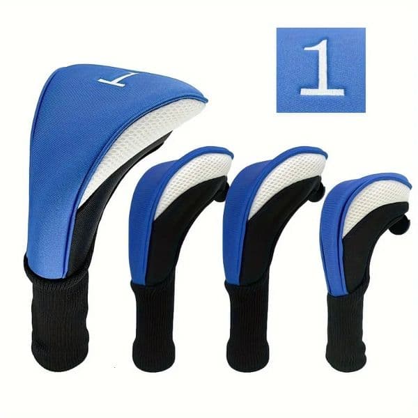 4pcsset Golf Club Head Covers Set Protect Your Clubs With 1 Driver 1 Fairway And 2 Hybrid Covers For Men And Women Durable 250829BJ