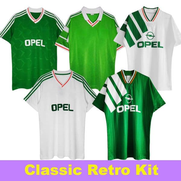 1992/1994 Ireland vintage soccer jersey home football shirts