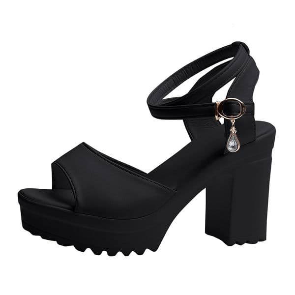 Women Shoes Fish Mouth Platform High Heels Wedges Buckle Slope Sandals Woman sandalias de mujer 250820BANJIA