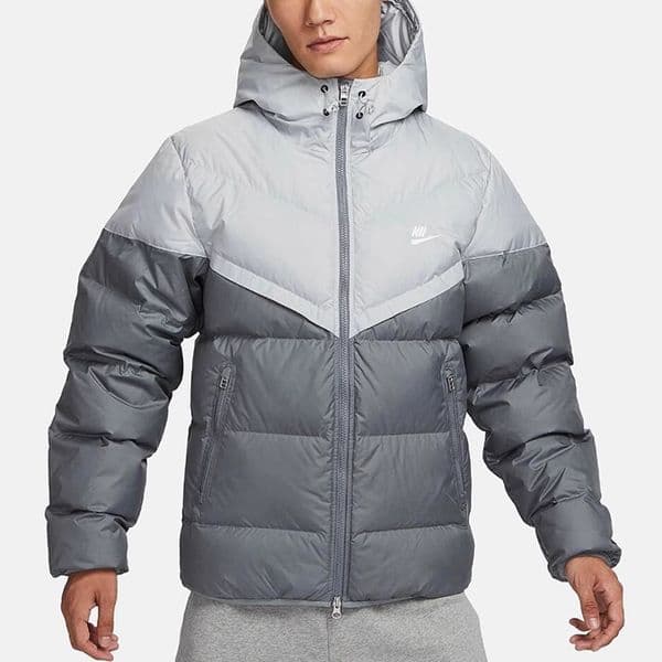 2025 Winter New STORM-FIT Men's Waterproof Splicing Hooded Warm Down Parkas Jacket Coat